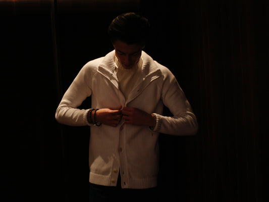Full-White cardigan