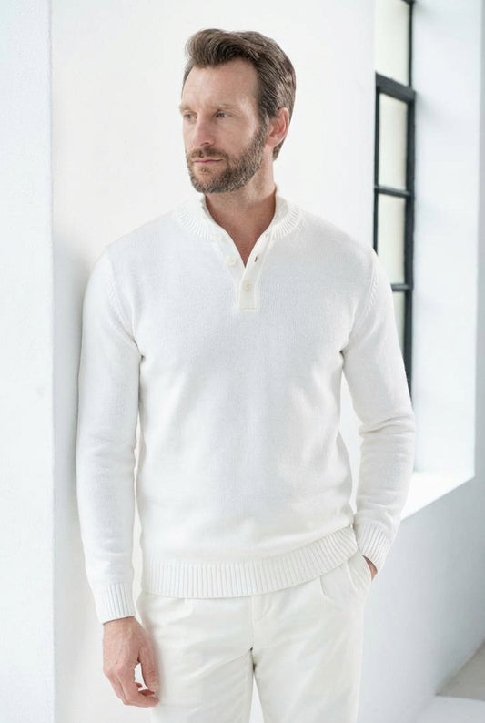 White Quarter button